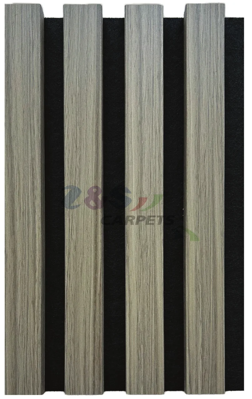 Acoustic Slat Panel - Smoked Grey