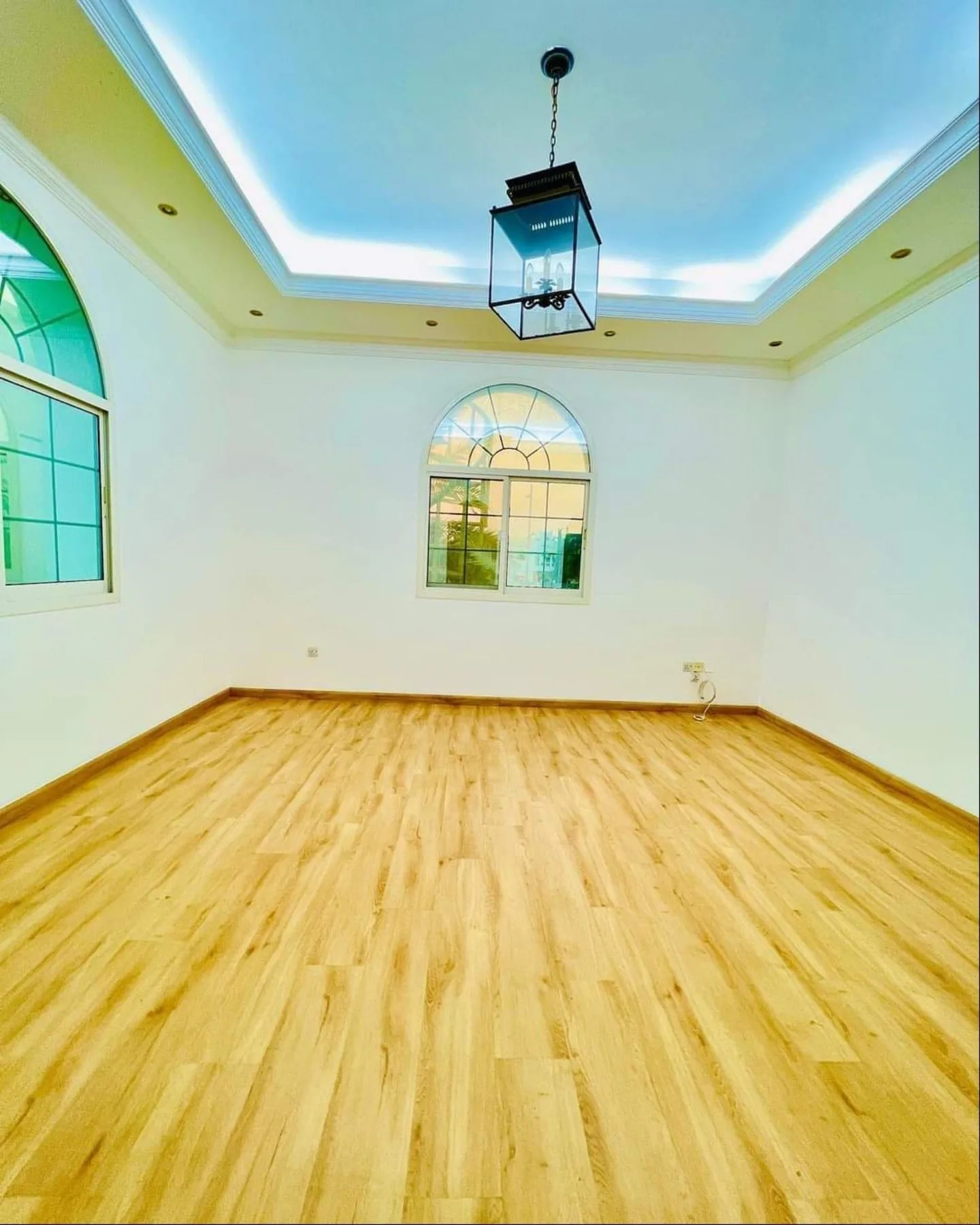 Honey oak HSPC in a villa majlis