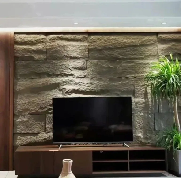 Sand PU stone feature wall