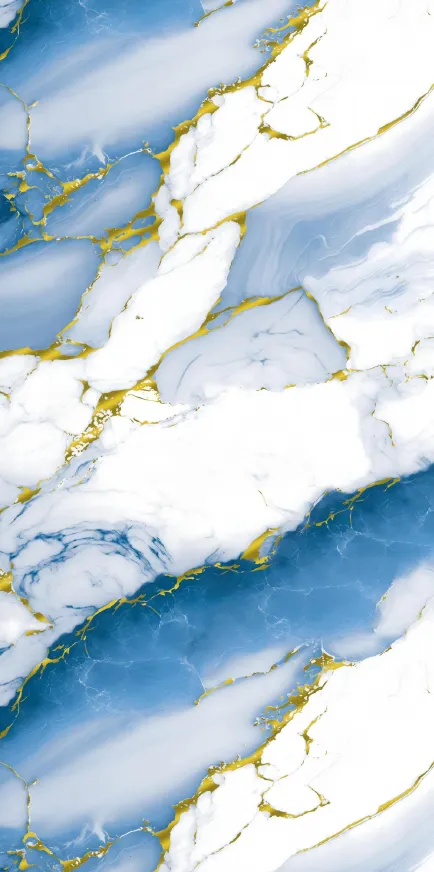 MT89101-G - Blue Gold Vein Marble