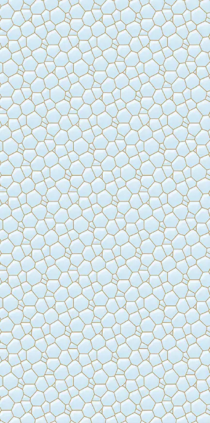 MT9005-G - White 3D & Gold Pattern
