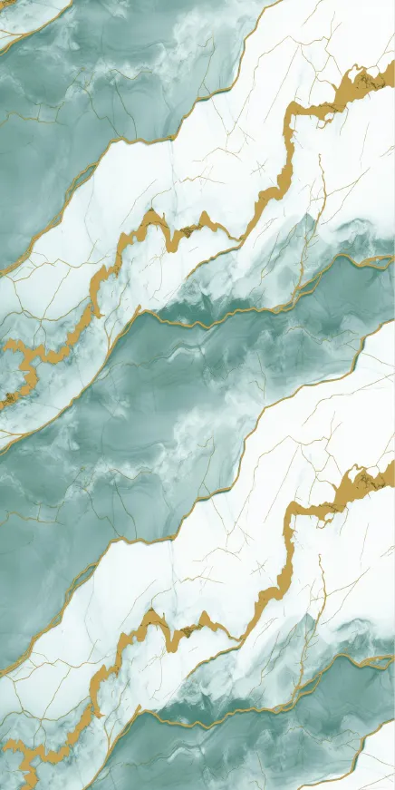 MT9019-1-G - Green Gold Vein Marble