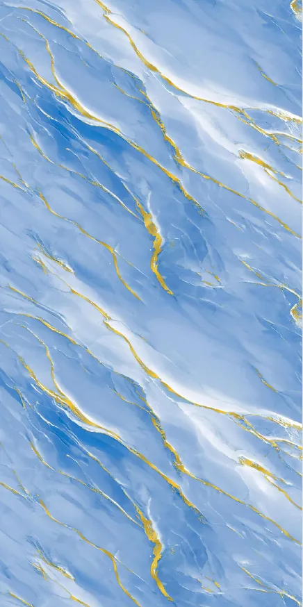 MT9039-1-G - Blue Gold Vein Marble