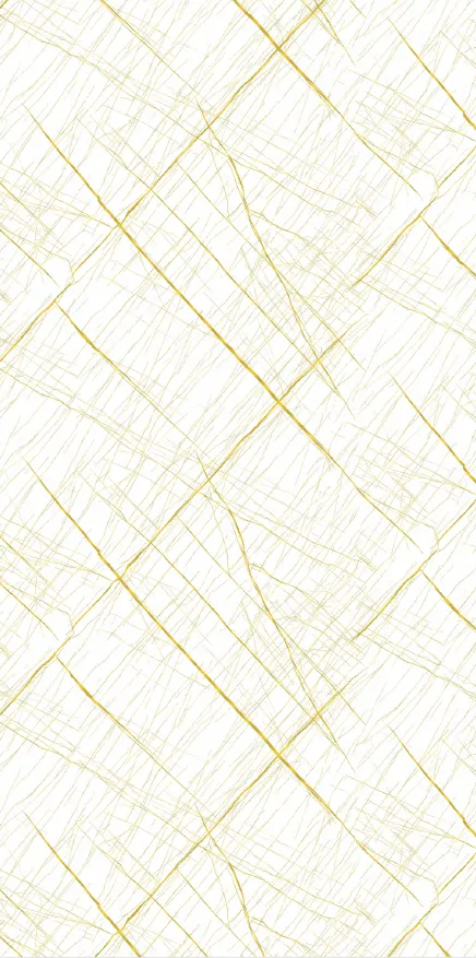 MT9065-1-G - White & Gold Pattern