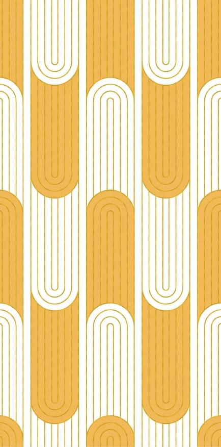 MT9068-G - Yellow Arch Pattern